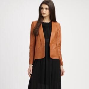 Theory Frima L Leather Jacket